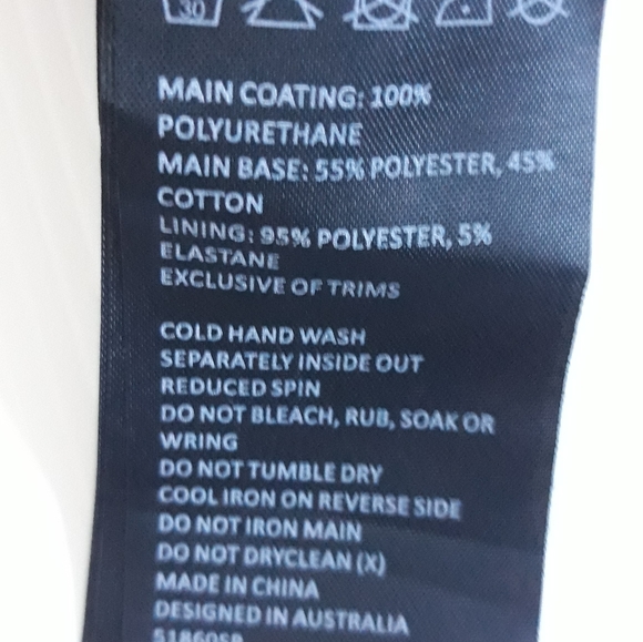 BARDOT ALESSIA BLACK VEGAN LEATHER SKIRT - Picture 10 of 11